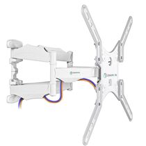 Крепление для ТВ наклонно-поворотное 37"-70" ONKRON M5 нагрузка max 36.4 кг, VESA max 400 х 300, белый