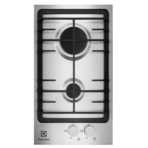 Газовая варочная панель Electrolux EGG3322NVX нержавеющая сталь (конфорок - 2 шт, панель - нержавеющая сталь, 290 х 520 мм)