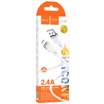 Кабель USB HOCO X109 Energy (MicroUSB, 1м, силиконовый, белый)