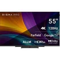 Телевизор 55" Digma UHD 55C Smart TV, 4K Ultra HD, 120 Гц, HDMI х3, USB х2, чёрный
