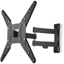 Крепление для ТВ наклонно-поворотное 32"-65" Hama 00220824 нагрузка max 25 кг, VESA max 400 х 400, чёрный