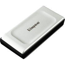 Твердотельный накопитель Kingston External SSD XS2000, 1000GB, Type-C, USB 3.2 Gen 2x2, R/ W 2000/ 2000MB/ s, IP55, 70x33x14mm, Silver (5 лет)