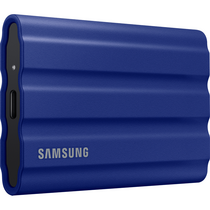 Внешние HDD и SSD Samsung External SSD T7 Shield, 1TB, Type C-to-C/ A, USB 3.2 Gen2, R/ W 1050/ 1000MB/ s, IP65, 88x59x13mm, 98g, Blue (12 мес.)