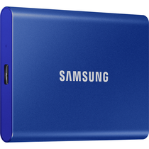 Внешние HDD и SSD Samsung External SSD T7, 2000GB, Type-C, USB 3.2 Gen2, R/ W 1050/ 1000MB/ s, 85x57x8mm, Indigo Blue (12 мес.)