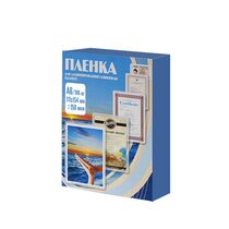 Пленка для ламинатора A6 (111х154 мм.), глянцевая, 150 мкм., уп 100 шт., Office Kit PLP111*154/ 150
