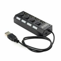 Разветвитель USB Gembird UHB-U2P4-02A USB 2.0, 4 порта + блок питания (UHB-U2P4-02A)