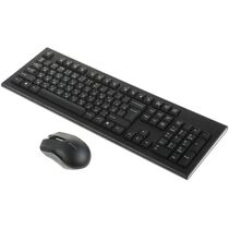 Клавиатура + мышь A4Tech 3000NS клав:черный мышь:черный USB беспроводная Multimedia