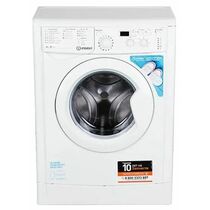 Стиральная машина фронт. Indesit IWUD 4105 белый, 4 кг, дисплей -да, глубина - 33 см, 1000 об/ мин
