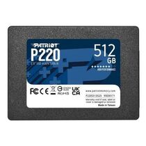 Твердотельный накопитель SSD SATA2.5 512ГБ Patriot [Скорость чтения/ записи: 500 МБ/ с/ 550 МБ/ с] P220S512G25