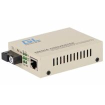 Медиаконвертер Nikomax GL-MC-UTPF-SC1G-18SM-1550 (WDM SC 10/ 100/ 1000Mb, 20 Km, ТХ1550, LFP) + БП