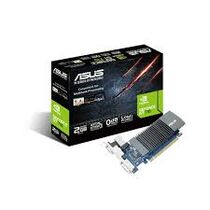 Видеокарта PCI-e: GeForce GT710 Asus GT710-SL-2GD3-BRK-EVO 2 ГБ GDDR3 64 бит DVI-D, HDMI, VGA (D-Sub)