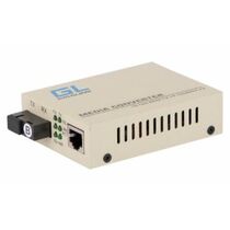 Медиаконвертер Nikomax GL-MC-UTPF-SC1F-18SM-1550-N (WDM SC 10/ 100Mb, 20 Km, ТХ1550) + БП