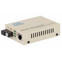 Медиаконвертер Nikomax GL-MC-UTPF-SC1F-18SM-1310-N (WDM SC 10/ 100Mb, 20 Km, ТХ1310) + БП