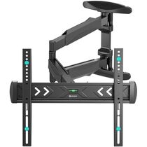 Крепление для ТВ наклонно-поворотное 40"-75" ONKRON NP47 нагрузка max 35 кг, VESA max 400 х 400, чёрный