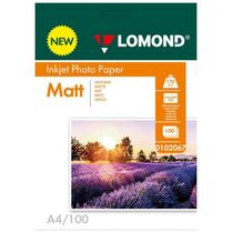 Фотобумага Lomond, A4, 170 гр/ м2, 100л,односторонняя матовая
