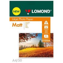 Фотобумага Lomond, A4, 250 гр/ м2, 50л,односторонняя матовая