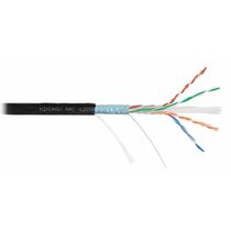 Кабель Cu FTP, Внешний, 4x2x0.57, бухта 500м., Cat6a, Nikomax (NMC 4255B-BK)