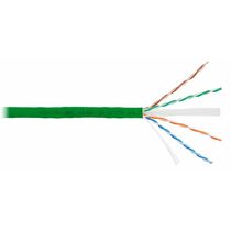 Кабель Cu UTP, Внутренний, 4x2x0.55, бухта 305м., Cat6, Nikomax нг(А)-HF (NMC 4140C-GN)