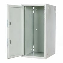 Шкаф антивандальный 19" 22U Ш625xВ1250xГ755мм, напольный, глухая дверь, замок ригельный, IP31, 78,7 кг, до 400 кг, серый (ШТА Е-422)