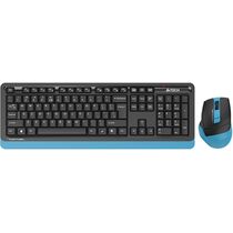 Клавиатура + мышь A4Tech Fstyler FG1035 клав:черный/ синий мышь:черный/ синий USB беспроводная Multimedia (FG1035 NAVY BLUE)