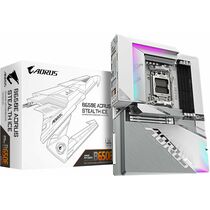 Материнская плата Gigabyte sAM5:B650E A STEALTH ICE [AMD B650,3*PCI Ex16,1*PCI Ex8,4*DDR5, 4*Sata3, 4*M.2, 4*USB2.0,8*USB 3.2,HDMI,ATX]