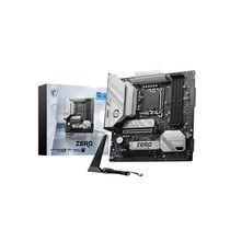 Материнская плата MSI B760M PROJECT ZERO LGA1700: [B760, 4*DDR5,2*Sata3,1*PCI Ex16,1*PCIEx4,1*PCI Ex1,4*M.2,USB 2.0,USB3, DisplayPort, HDMI,Micro-ATX]