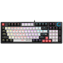 Клавиатура Defender GK-418 Hawk, проводная, игровая, USB, с подсветкой, белый/ черный, кабель 1,5 м (45418)