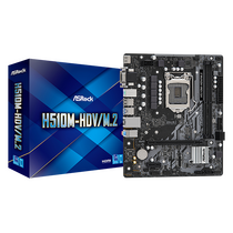 Материнская плата ASRock LGA1200: H510M-HDV/ M.2 SE [H470, 2xDDR4, 1хPCIe*16, 4хSATA, 1хM.2, 2xUSB 2, 4xUSB 3, VGA, DVI, HDMI, Micro-ATX]
