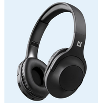 Беспроводная гарнитура Defender FreeMotion B445, Bluetooth, jack 3.5 mm, Type-C, микрофон, полноразмерные, черный (63445)