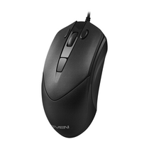 Мышь Sven RX-100 лазерная, проводная, USB, офисная, черный (SV-020286)