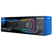 Колонки 2.0 Sven SVEN 450 10W, черный, BT, miniJack 3.5, USB, Пластик (SV-020958)