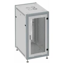 Шкаф настенный телекоммуникационный 19" 22U, Ш600*В1100*Г600, передняя дверь - перфорация, серый(SL 6622.733)