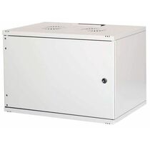 Шкаф настенный телекоммуникационный 19" 09U, Ш540*В595*Г600, передняя дверь - металл, серый (LN-SH12U5460-LG-F0-2)
