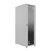 Шкаф напольный серверный 19" 22U, Ш600*В2210*Г800, передняя дверь - стекло, серый (NTSS-R22U6080GS)