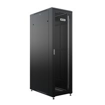Шкаф напольный серверный 19" 42U, Ш600*В1987*Г1200, передняя дверь - перфорация, черный (NTSS-R42U60120PD/ PDD-BL)
