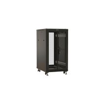 Шкаф напольный телекоммуникационный 19" 22U, Ш600*В1166*Г600, передняя дверь - перфорация, черный Hyperline (TTBR-2266-DD-RAL9004)