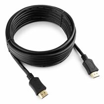 Кабель HDMI 4.5м Gembird/ Cablexpert v2.0 черный, омеднённая сталь, пакет (CC-HDMI4L-15)