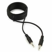 Кабель аудио, 3.5 Jack(П) / 3.5 Jack(П) 2м Gembird/ Cablexpert черный, пакет (CCA-404-2M)