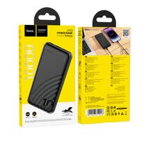 Внешний аккумулятор 10000mAh HOCO J123 Element, USB x2, пластик, черный