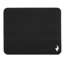 Коврик для мыши Gembird MP-BLACK-S офисный, резина+ткань, 220х180 мм (MP-BLACK-S)