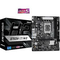 Материнская плата ASRock LGA 1700:B760M-H2/ M.2 [Intel B760, 2xDDR5, 1xPCI-Ex16, 4хSATA3, 2xM.2, 2xUSB2, 4xUSB3, HDMI, Micro-ATX]