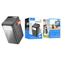 Внешний аккумулятор 100000mAh HOCO J142 Surpass 22.5W+PD20W, USB x4, Type-C x2, Type-C PD20 x2, Выход USB-A PD22 x2, Выход USB-C PD20 x1, QC3.0, диспл