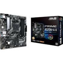 Материнская плата Asus sAM4: PRIME A520M-A II/ CSM [AMD A520, 4*DDR4, 1*PCIEx16, 4*Sata3, 1*M.2, 4хUSB3, 2xUSB 2, D-Sub, DisplayPort, HDMI, Micro-ATX]
