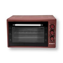 Мини печь Kraft KF-MO 3200 R красный (1500 Вт, объем - 32 л, управление: механическое)