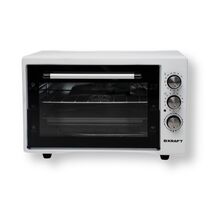 Мини печь Kraft KF-MO 3200 W белый (1500 Вт, объем - 32 л, управление: механическое)