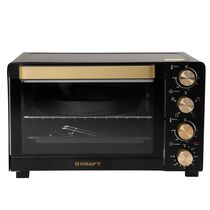 Мини печь Kraft KF-MO 3505 KGL (золотой) (1500 Вт, объем - 35 л, управление: механическое)