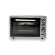 Мини печь Kraft KF-MO 3800 GR серебристый (1500 Вт, объем - 38 л, управление: механическое)