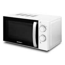 Микроволновая печь соло Kraft KF20MW7W-102M белый (700 Вт, объем - 20 л, управление: механическое)