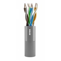 Кабель Cu UTP, Внутренний, 4x2x0.50, бухта 305м., Cat5e, NTSS (NTSS-IN-UTP4-5Е-PVC-GY)