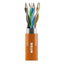 Кабель Cu FTP, Внутренний, 4x2x0.50, бухта 305м., Cat5e, нг(А)-HF, NTSS (NTSS-IN-FTP4-5E-LSZH-OR)